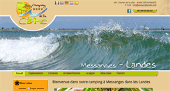 Desktop Screenshot of campinglacote.com