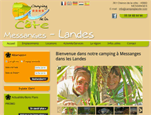 Tablet Screenshot of campinglacote.com